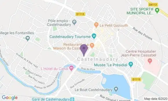Localisation Castelnaudary - 11400