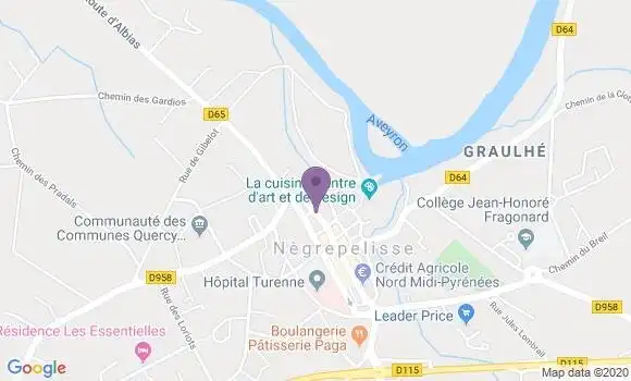 Localisation Negrepelisse - 82800