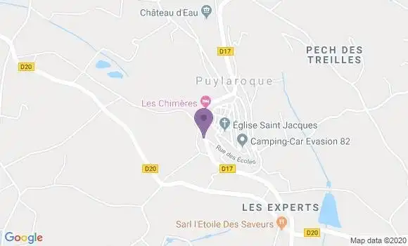 Localisation Puylaroque Bp - 82240
