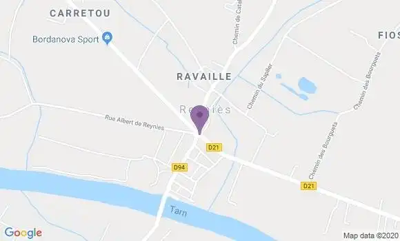 Localisation Reynies Ap - 82370