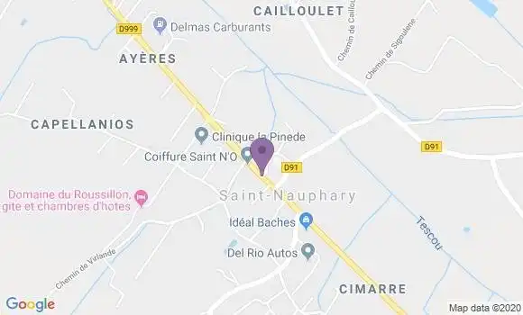Localisation Saint Nauphary Ap - 82370
