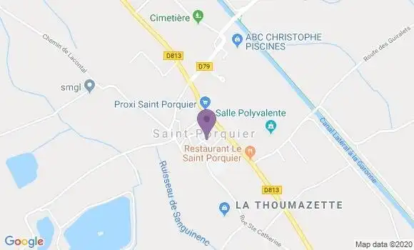Localisation Saint Porquier Bp - 82700