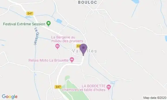 Localisation Valeilles Ap - 82150