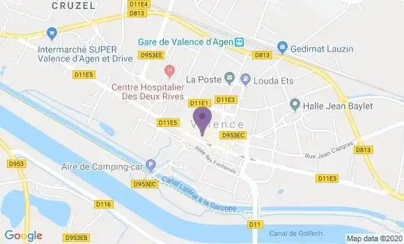 Localisation Valence d