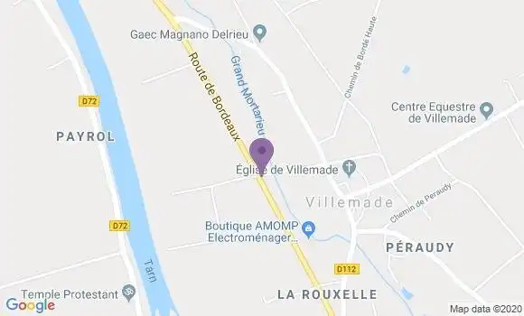 Localisation Villemade Bp - 82130