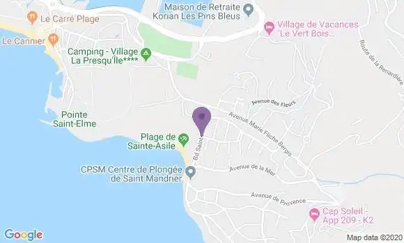 Localisation Le Pin Rolland Bp - 83430