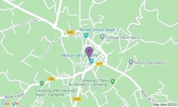 Localisation Aups - 83630