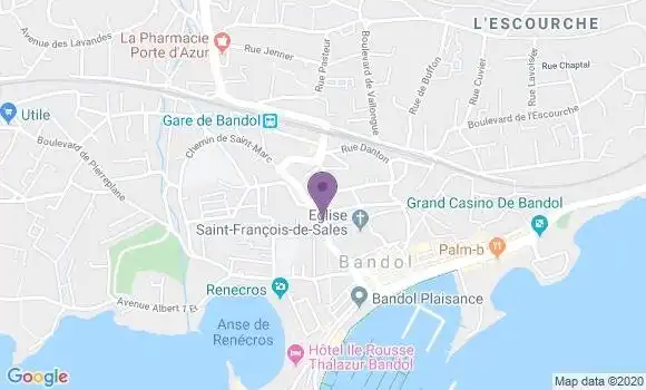 Localisation Bandol - 83150