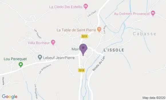 Localisation Cabasse Bp - 83340
