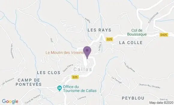 Localisation Callas - 83830