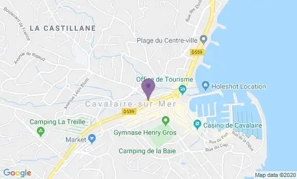Localisation Cavalaire sur Mer - 83240