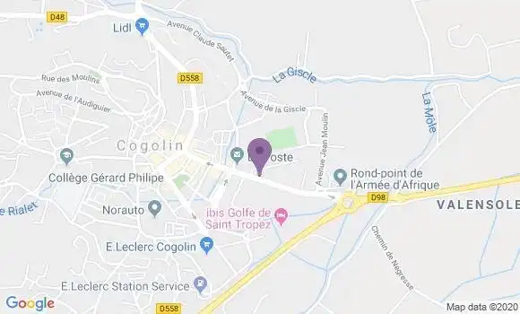 Localisation Cogolin - 83310