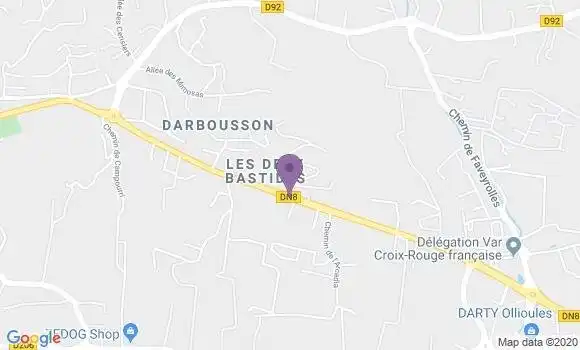Localisation Evenos Bp - 83330