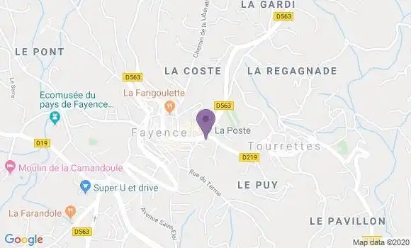 Localisation Fayence - 83440