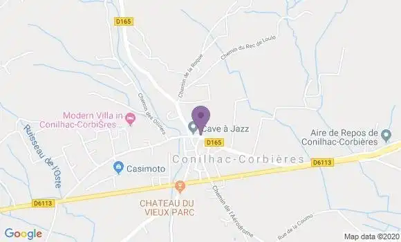 Localisation Conilhac Corbieres Ap - 11200