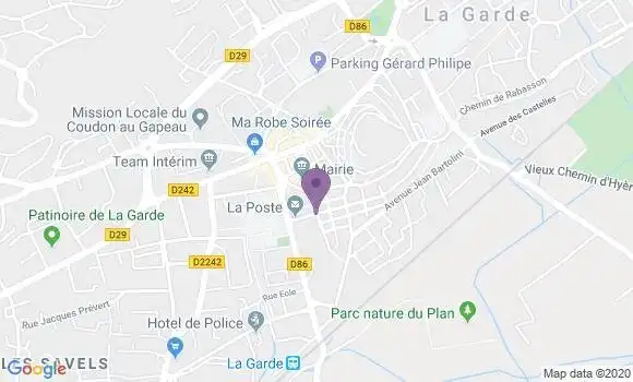 Localisation La Garde - 83130