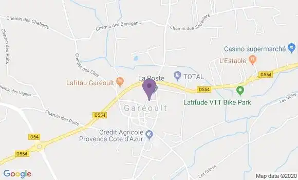 Localisation Gareoult - 83136