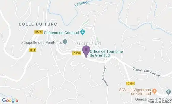 Localisation Grimaud Bp - 83310
