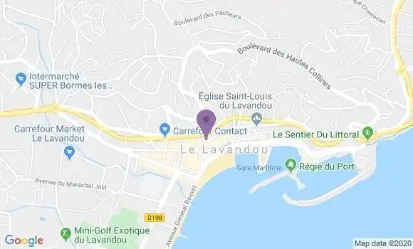 Localisation Le Lavandou - 83980