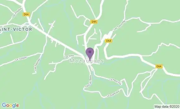 Localisation Mazaugues Bp - 83136