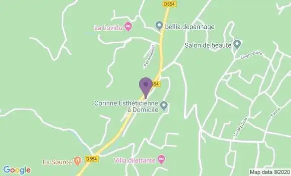 Localisation Meounes les Montrieux Bp - 83136