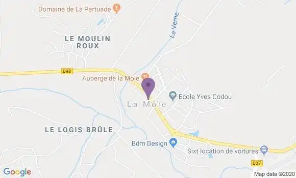 Localisation La Mole Ap - 83310