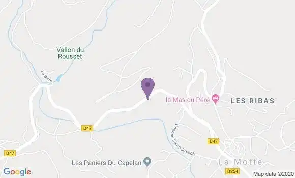 Localisation La Motte Bp - 83920