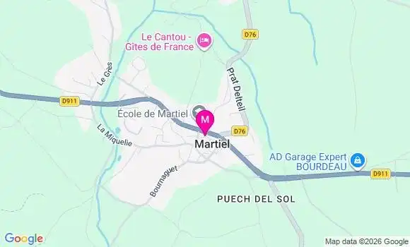 Localisation Martiel - 12200