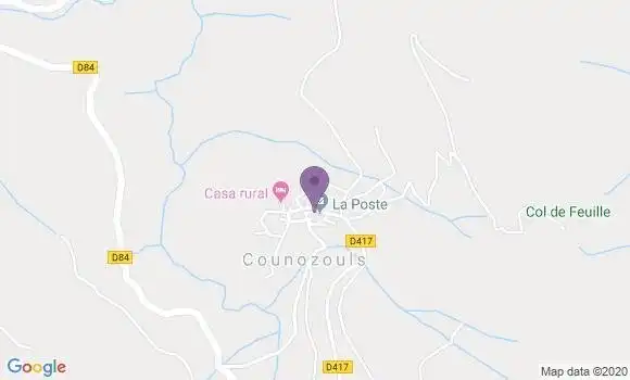 Localisation Counozouls Ap - 11140