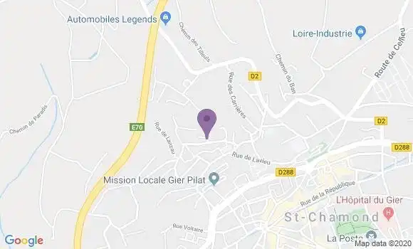 Localisation Saint Julien Bp - 83560
