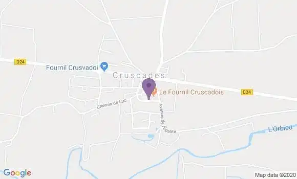 Localisation Cruscades Ap - 11200