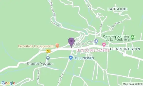 Localisation Signes Bp - 83870