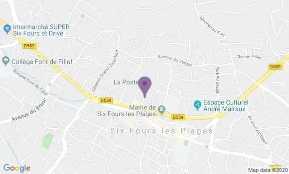 Localisation Six Fours les Plages - 83140