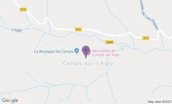 Localisation Cubieres sur Cinoble Ap - 11190