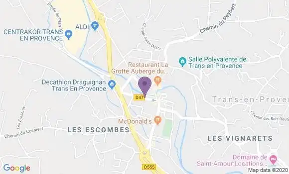 Localisation Trans En Provence - 83720