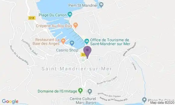 Localisation Saint Mandrier sur Mer - 83430