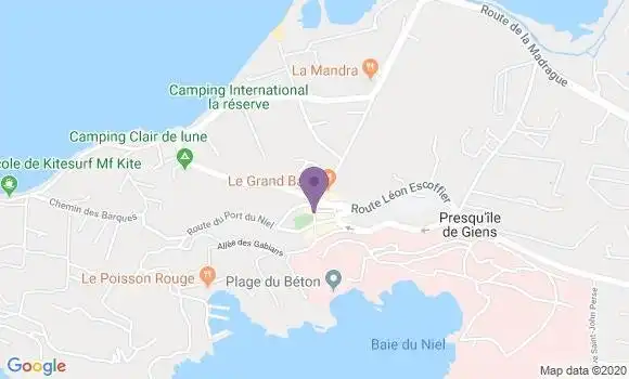 Localisation Giens Bp - 83400