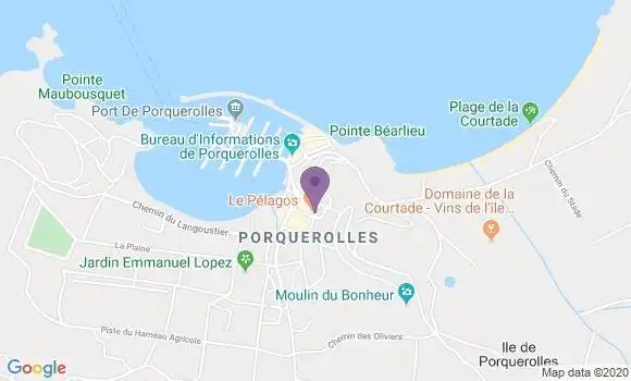 Localisation Porquerolles Bp - 83400