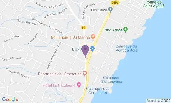 Localisation Saint Aygulf - 83370