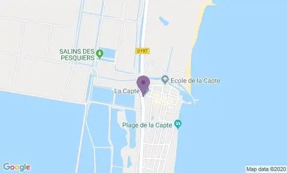 Localisation La Capte - 83400