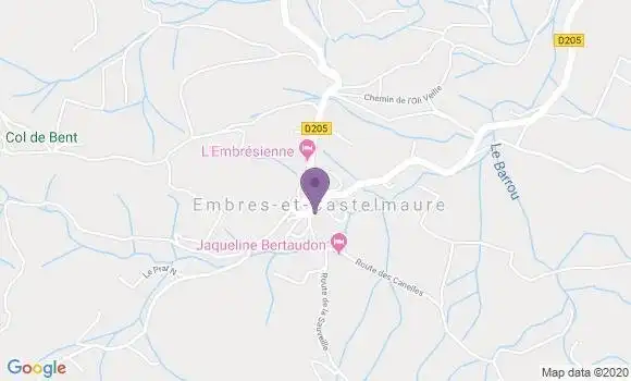 Localisation Durban Corbieres Bp - 11360