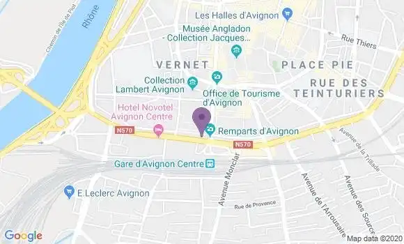 Localisation Avignon Republique - 84000