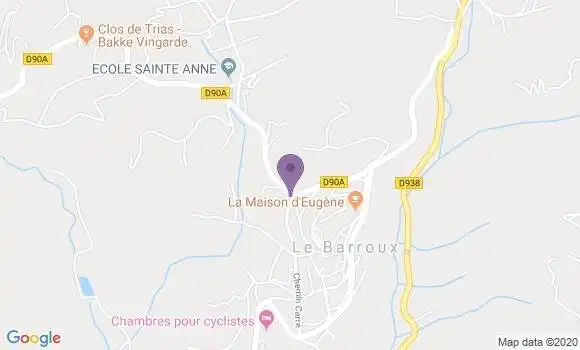 Localisation Le Barroux Ap - 84330