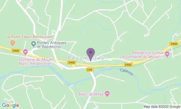 Localisation Beaumettes Ap - 84220