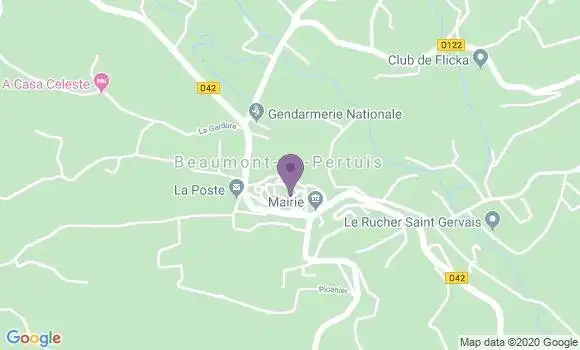 Localisation Beaumont de Pertuis Bp - 84120