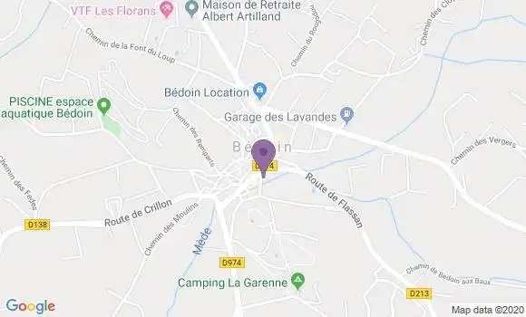 Localisation Bedoin - 84410