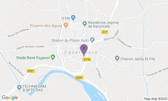 Localisation Caderousse - 84860