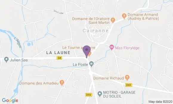 Localisation Cairanne Bp - 84290