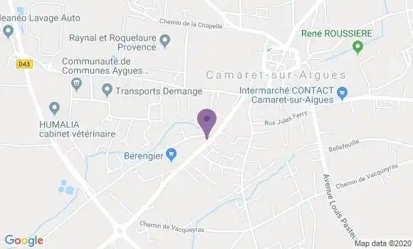 Localisation Camaret sur Aigues - 84850