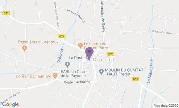 Localisation Caromb - 84330